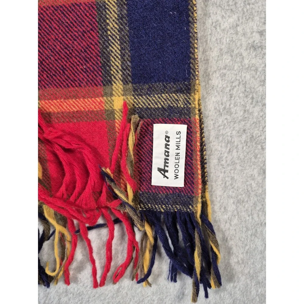 Amana Woolen Mills Wool Lounger Throw Blanket 54